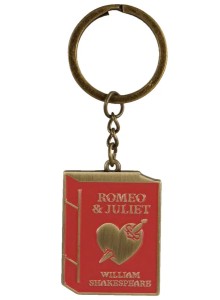 KEYWS02 Keyring Metal - Shakespeare, Romeo n Juliet